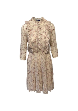 Polo Ralph Lauren Vintage floral-print mini dress - Neutrals