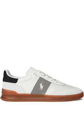 Polo Ralph Lauren suede logo-detail sneakers - White