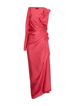 Lanvin Pre-Owned draping wrap maxi dress - Red