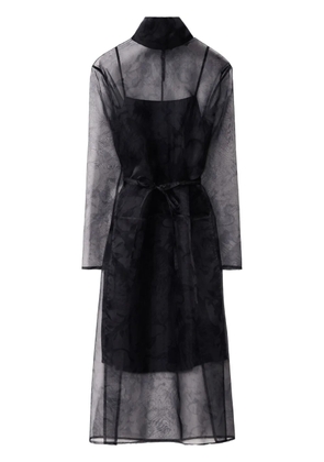 Fabiana Filippi printed silk midi dress - Black