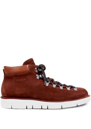 Fracap suede lace-up hiking boots - Brown
