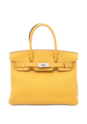 Hermès Pre-Owned 2018 Birkin 30 tote bag - Yellow