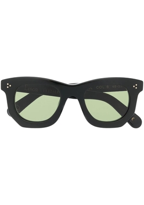 Lesca tinted thick-frame sunglasses - Black