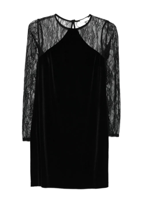 LIU JO lace-panel mini dress - Black