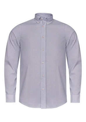LOJA DAS MEIAS patterned cotton shirt - Blue