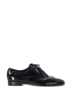 Prada Pre-Owned lace-up brogue shoes - Black