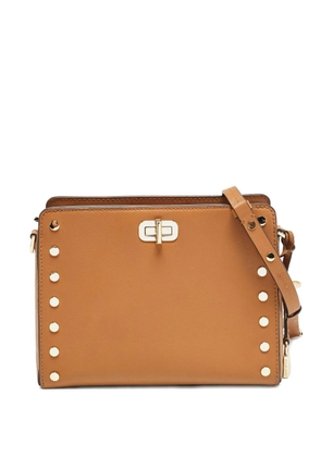 Michael Kors Vintage Sylvie stud shoulder bag - Brown