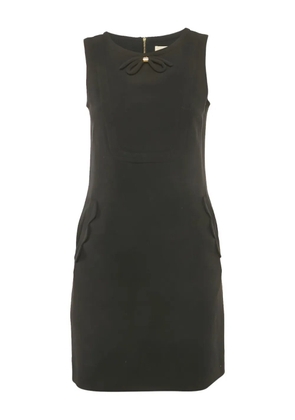 SANDRO bow-detail mini dress - Black