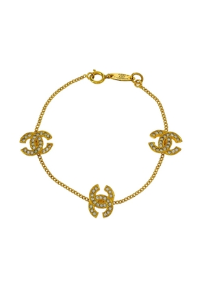 CHANEL Pre-Owned 1982 CC chain bracelet - Gold