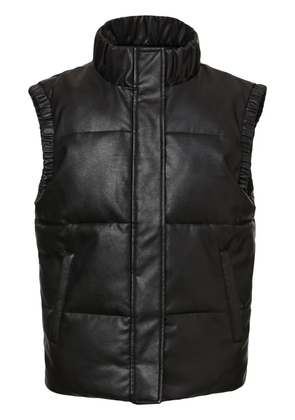 Unreal Fur Cruising faux-leather gilet jacket - Black