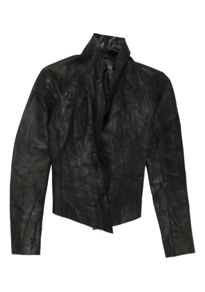 Ma+ leather jacket - Black