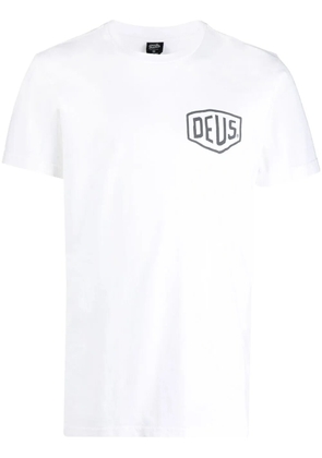 Deus Ex Machina chest logo-print T-shirt - White