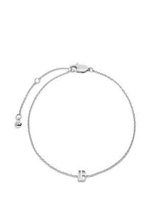 Monica Vinader Initial B chain bracelet - Silver