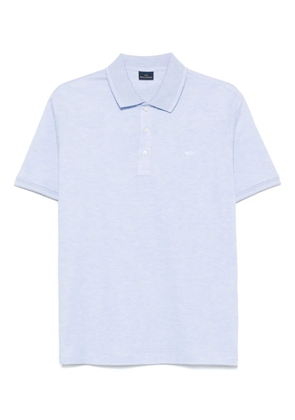 Paul & Shark logo-patch polo shirt - Blue