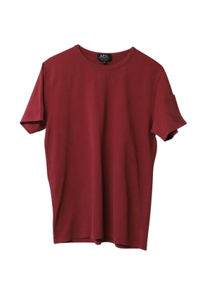 A.P.C. sleeve-pocket crew-neck T-shirt - Red