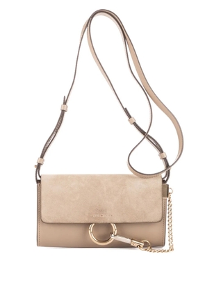 Chloé Pre-Owned leather shoulder bag - Neutrals