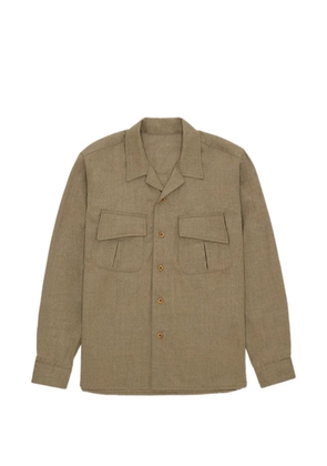 Fortela Fox buttoned overshirt - Green