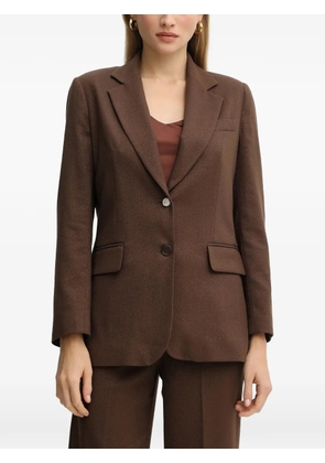 LIU JO single-breasted blazer - Brown
