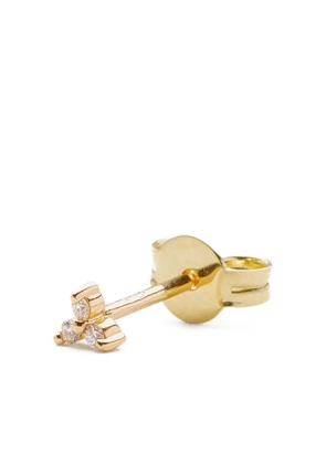 We by WHITEbIRD 18K yellow gold diamond earring