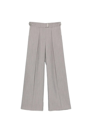 Patrizia Pepe pinstriped palazzo pants - Grey