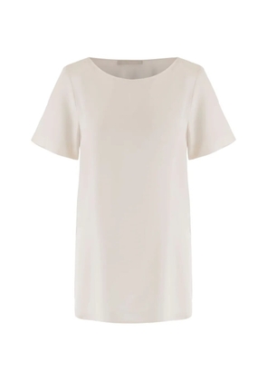 Allude crew-neck T-shirt - Neutrals