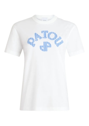 Patou logo-lettering T-shirt - Neutrals