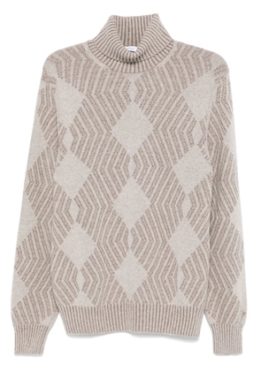 Cruciani roll-neck sweater - Grey