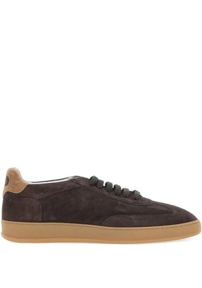 SOLDINI80 suede low-top sneakers - Brown