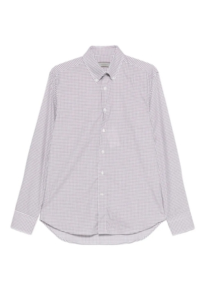 Canali checked-pattern shirt - White