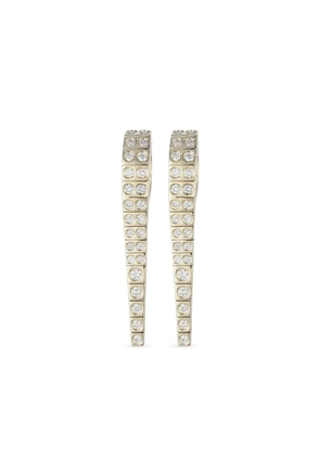 Type Jewelry 14k yellow gold Leggo Id diamond large earrings