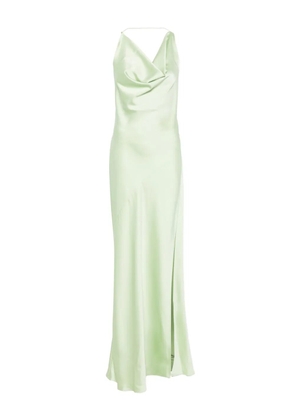 THE ANDAMANE Vera satin maxi dress - Green
