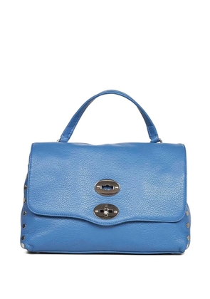 Zanellato small Postina leather tote bag - Blue