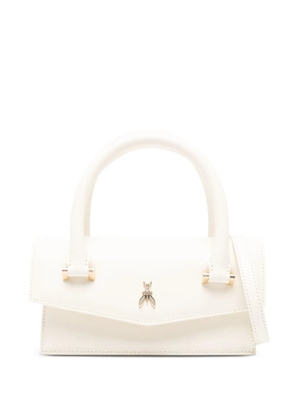 Patrizia Pepe Fly Bamby handles logo tote bag - White
