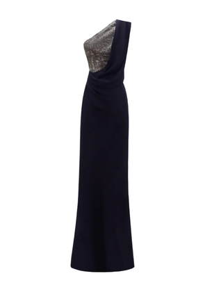 Gemy Maalouf draped one-shoulder maxi dress - Black