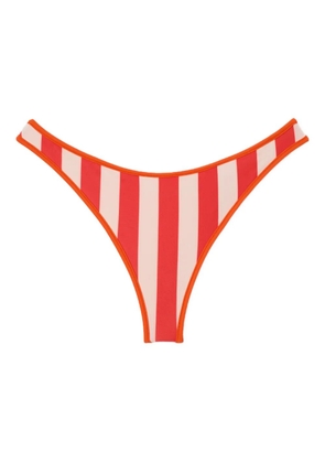 Sunnei reversible striped bikini bottoms - Orange