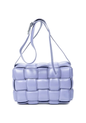 Bottega Veneta Pre-Owned Cassette intrecciato-leather shoulder bag - Purple