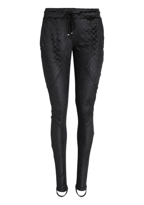 Amir Slama lurex-detail leggings - Black