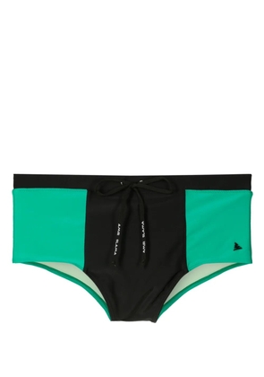 Amir Slama panelled swim shorts - Green