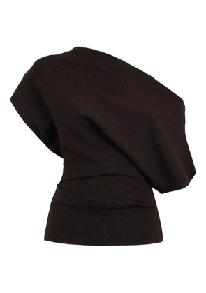 CLEA Aveline one-shoulder top - Brown