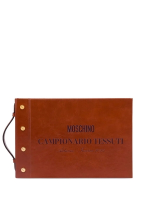Moschino book-motif tote bag - Brown