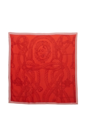 Hermès Pre-Owned Della Cavalleria silk scarf - Red