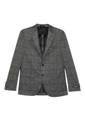 Karl Lagerfeld textured two-button jacket - Grey