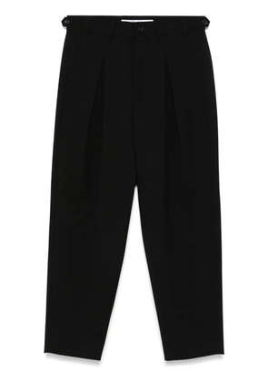 White Mountaineering two-tuck wide trousers - Black