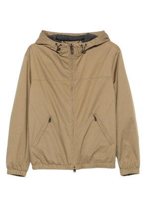 Canali zip-fastening jacket - Green