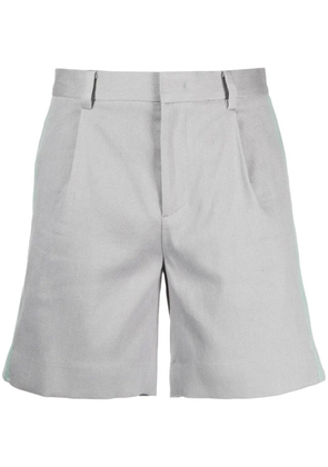 System side-stripe shorts - Grey