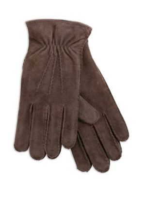 Barba stitched gloves - Brown