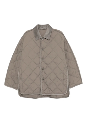 CROQUIS collared padded jacket - Grey