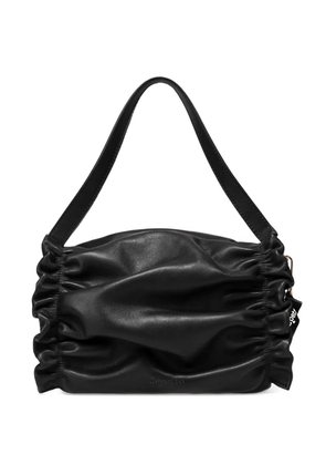 Repetto small Opéra ruched calf-leather shoulder bag - Black