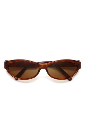 Marni Eyewear Ouzoud oval-frame sunglasses - Brown