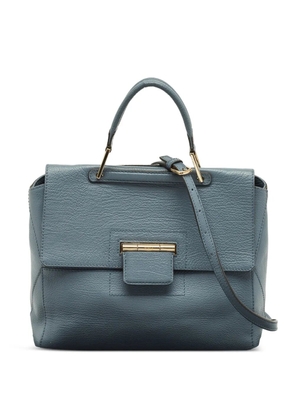 Furla leather top-handle satchel - Blue